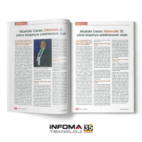 İnformatik 25. yılına başarıya odaklanarak ulaştı.